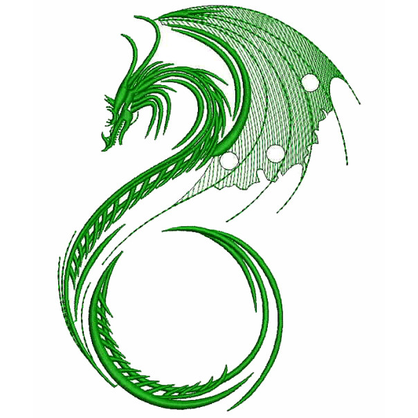 Chinese Dragon Embroidery Designs 25638