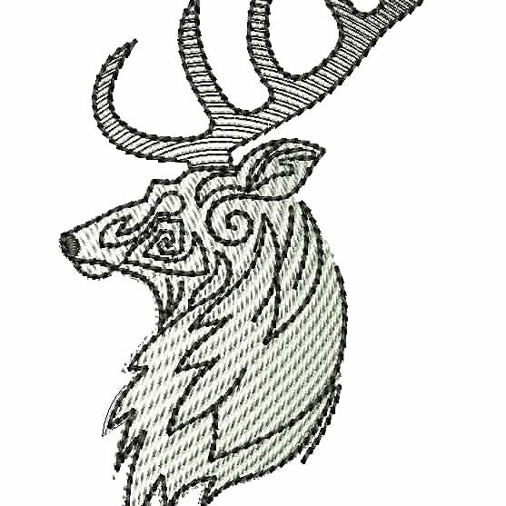 Forest Deer Embroidery Designs 25634