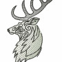 Forest Deer Embroidery Designs 25634