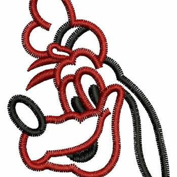 Goofy Embroidery Designs 25621