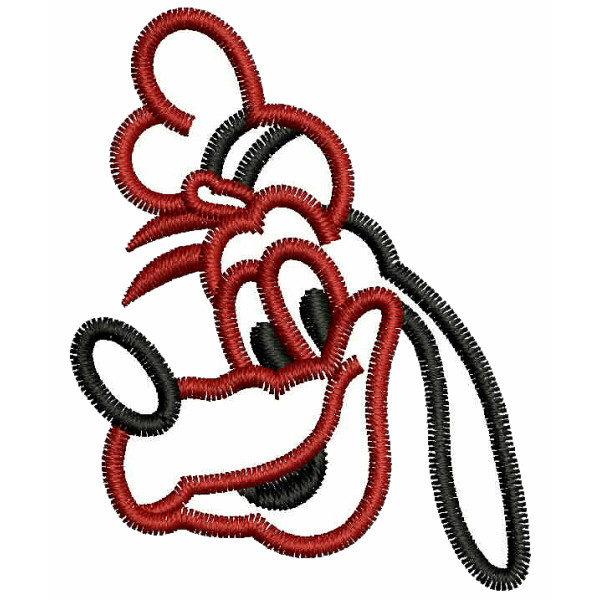Goofy Embroidery Designs 25621