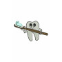 Tooth Embroidery Design 