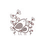 Sparrow Embroidery Pillow Covers Design