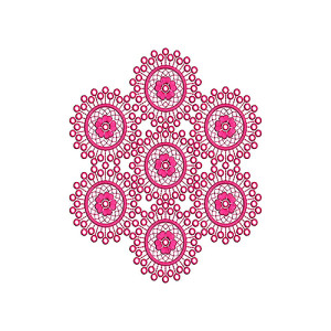 Cover Embroidery Design 19304