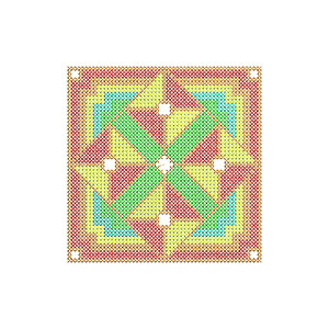 Cushion Cover Embroidery Design 19776