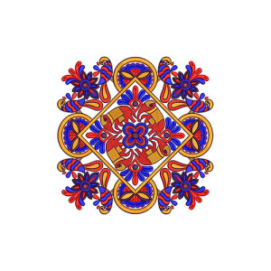 Cushion Cover Embroidery Design 20001