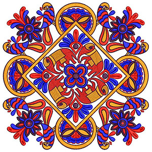 Cushion Cover Embroidery Design 20001