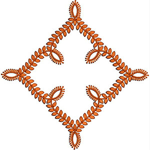 Cushion Cover Embroidery Design 20862