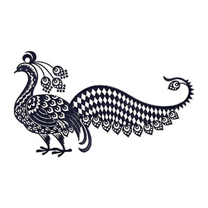 Peacock Pillow Teal Pillow Embroidery Design 21986