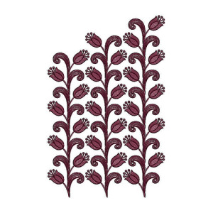 Mega Rose Machine Embroidery 22034