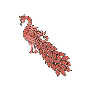 Violet Decorative Embroidery Design 22222