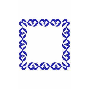 Cushion Border Embroidery Design 23118