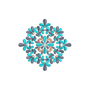 Cushion Cover Embroidery Design 23848