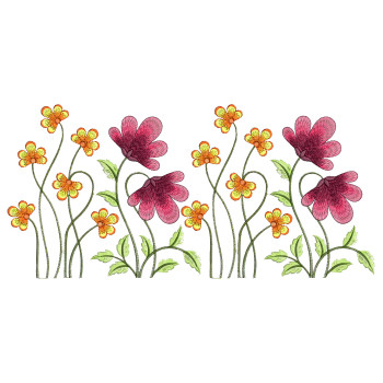 Bed Sheet Machine Embroidery Design