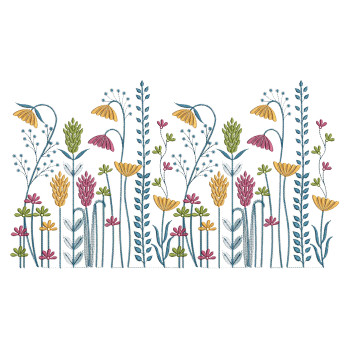 Bed Sheet Embroidery Pattern