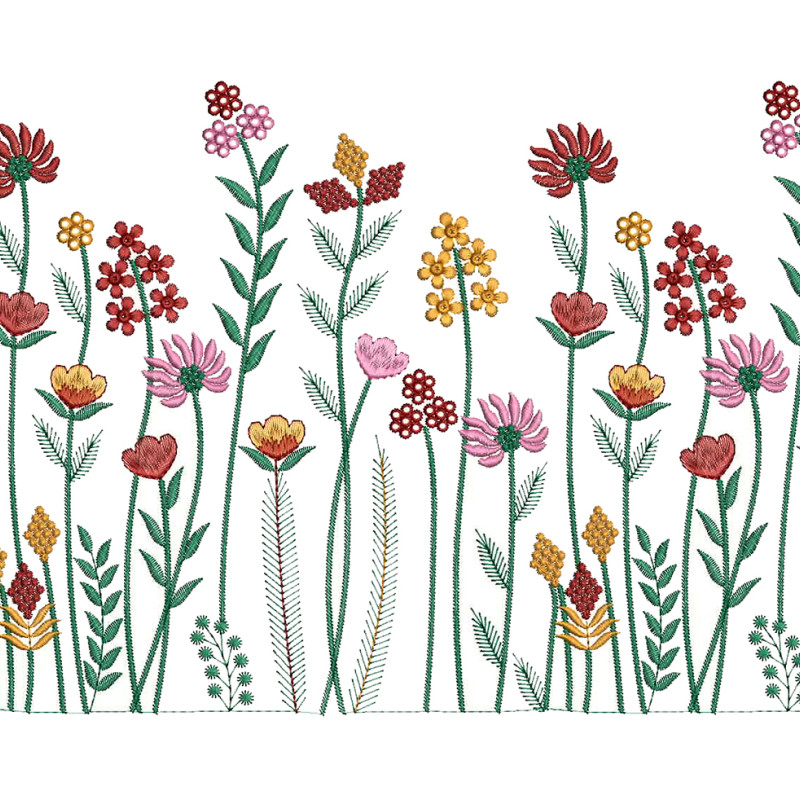 Embroidery Design For Bed Covers