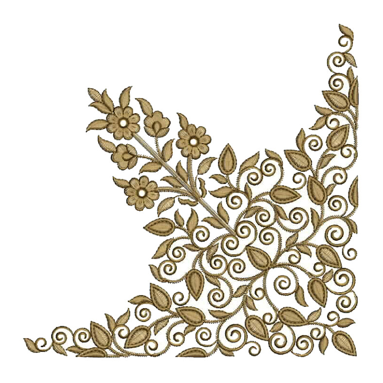 Table Cloth Embroidery Design 25070