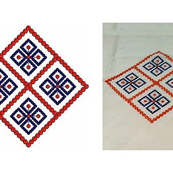 Cushion Cover Embroidery Design 20579