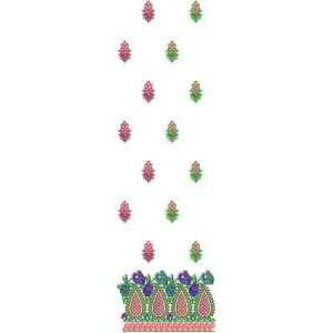 Daman Embroidery Design 10464