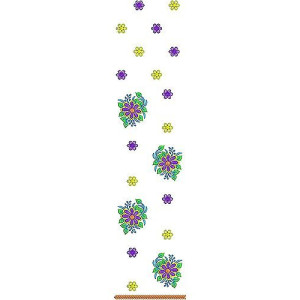 Simple Floral Embroidery Design