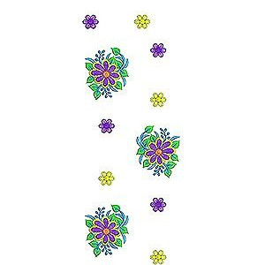 Simple Floral Embroidery Design
