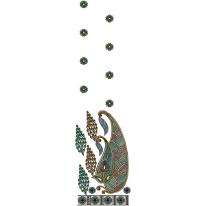 Daman Embroidery Design 13110