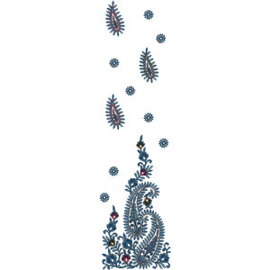 Innovative Embroidery Daman Design 13878