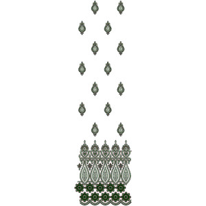 Bollywood Daman Embroidery 13890