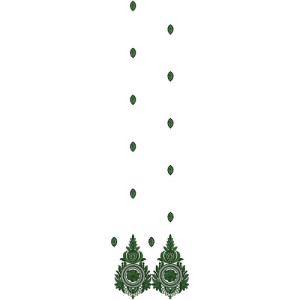 Pakistani Embroidery Daman Design 14514