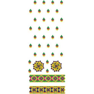 Daman Style Embroidery Design 16201