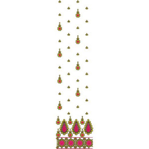 Latest Matyo Kalocsa Dress Embroidery Design 16718