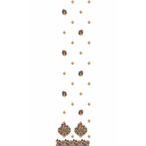 Window Curtains Embroidery Design