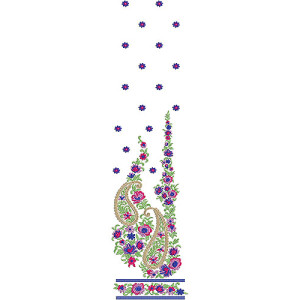 Festival Party Wear Paisley Dress Design