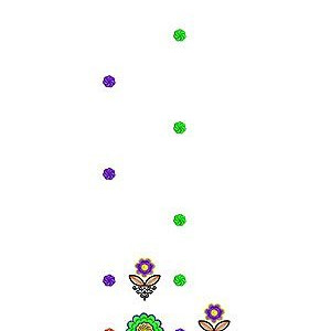 Mirror Work Daman Embroidery Design 1955