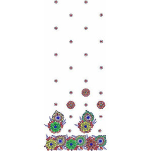 Automatic Knitting Of Sequins Embroidery Daman Design 1971