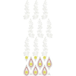 Daman Embroidery Design 20381