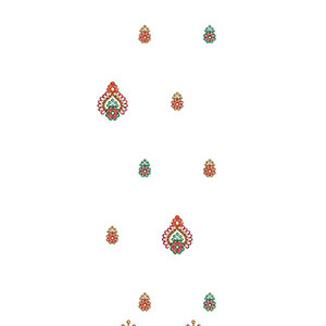 Punjabi Wedding Daman Embroidery Design 22782