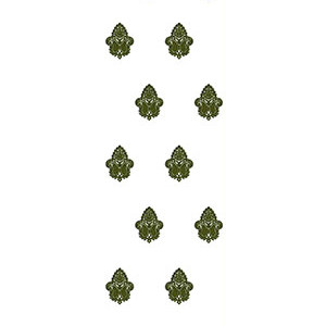 Amazing Rose Flower Daman Embroidery Design 23856