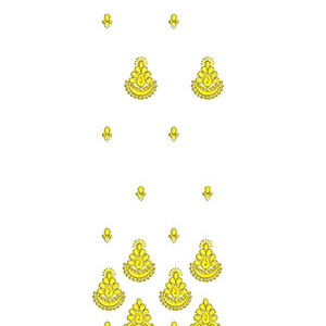 Paisley Daman Design In Embroidery 24471