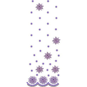 Pakistani Bridal Clothing Sequins Embroidery Design