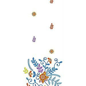 Daman Packing Sari Embroidery Design