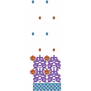 Banarasi Clothing Embroidery Daman Design