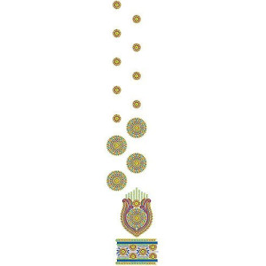 EID Fashion Embroidery Daman Design