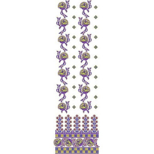 Bahrain Dresses Embroidery Design