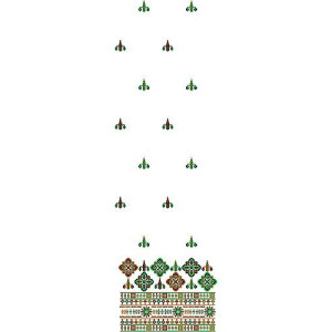 Ukraine Fashion Suit Embroidery Design