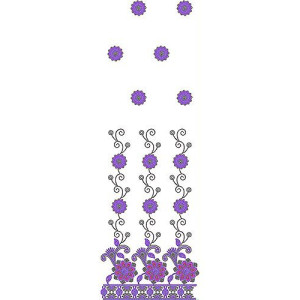 Karnataka Fashion Clothing Embroidery Design | Double Sequins