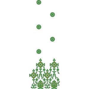 5MM Copper Sequins Packing Type Embroidery Design