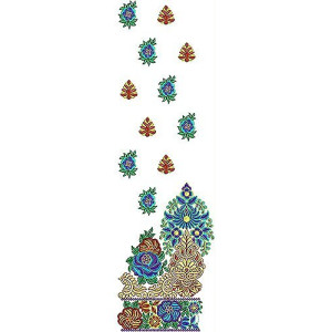 Lawn Suit Fashion Catalog Embroidery Design