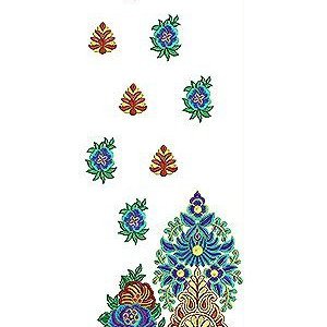 Lawn Suit Fashion Catalog Embroidery Design