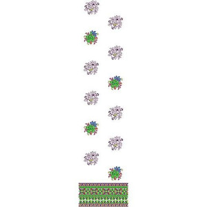 Hand Stitch Daman Embroidery Design